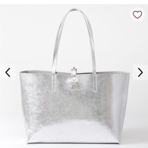 Mark & Graham Silver Tote Bag only worn once